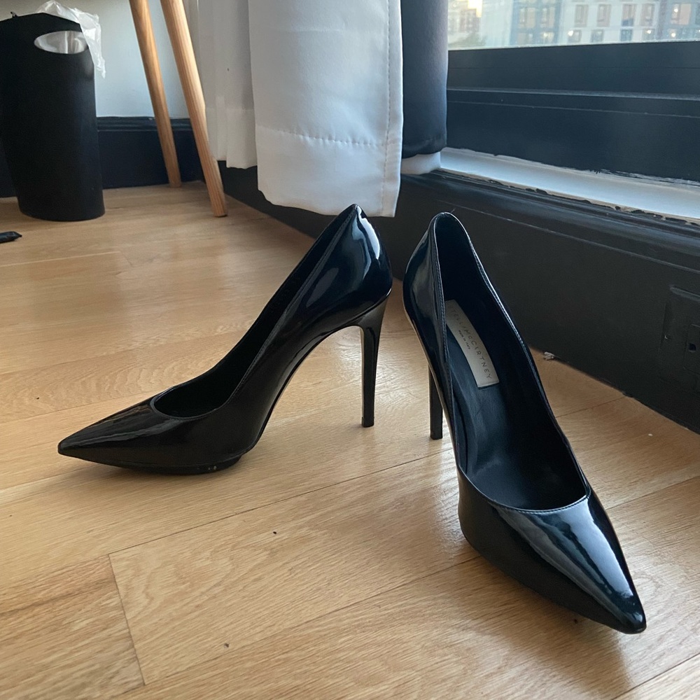 Black Stella McCartney Pointed Toe Pumps